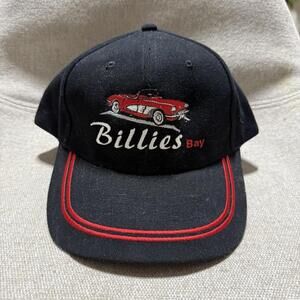 Vintage Billies Bay Car Embroidered Strapback Hat Men’s